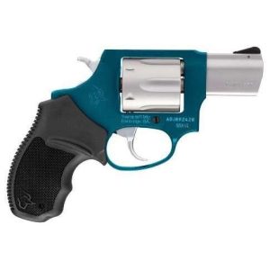 Taurus 856 Ultra Light Handgun .38 Spl 6rd Capacity 2" Barrel Sky Blue and Stainless Steel Cylinder