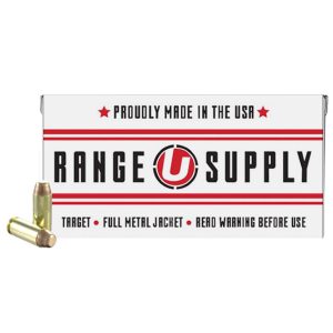 Underwood Range Supply Handgun Ammunition 10mm Auto 180 Grain FMJ 1250 fps 50/ct