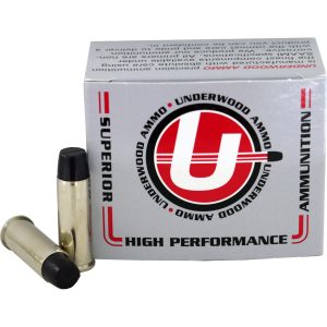 Underwood Ammo Lead long Flat Nose Ammunition .450 Bushmaster 360gr LFN 2449 fps 20/ft