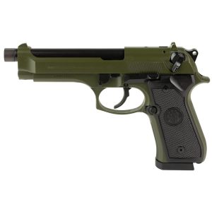 Beretta 92FS Handgun 9mm Luger 18rd Magazines (2) 5.1" Threaded Barrel OD Green