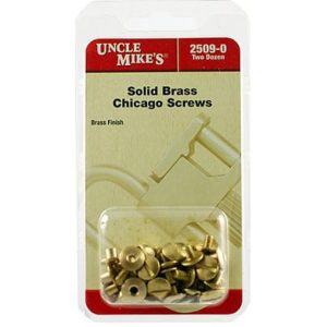 Uncle Mike's Chicago Brass Screws - 24 Pack