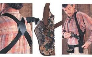 Uncle Mike's Sidekick Vertical Shoulder Holsters 5-1/2"- 6-1/2" Bbl. SA Rev. - RH