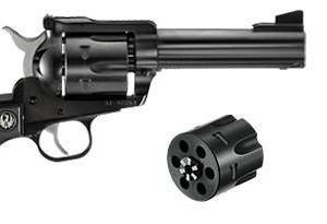 Ruger New Blackhawk Convertible SA Handgun .357 Mag/9mm Luger 6rd Capacity 4.62" Barrel Blued