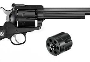 Ruger New Blackhawk Convertible SA Handgun .357 Mag/9mm Luger  6rd Capacity 6.5" Barrel Blued