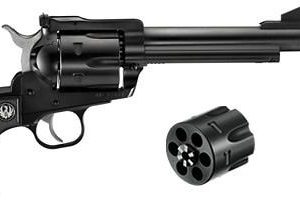 Ruger New Blackhawk Convertible SA Handgun .45 Colt/.45 ACP 6rd Capacity 5.5" Barrel Blued