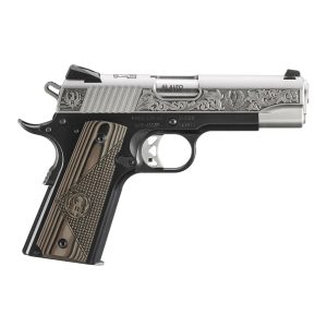 Ruger SR1911 "200 Ruger Rd." Street Edition Handgun 45 Auto 7rd Magazines(2) 4.25" Barrel Engraved Frame G10 Grips