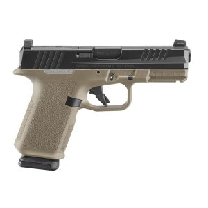 Ruger RXM Handgun 9mm Luger 15rd Magazines(2) 4" Barrel FDE Poly Frame Front Night Sight