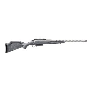 Ruger American Rifle Gen II .308 Win 3rd Magazine 20" Fluted Threaded Barrel Gray Splatter Stock