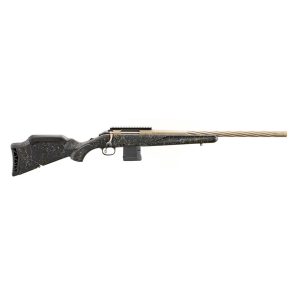 Ruger American Gen II Prairie Rifle .223 Rem 10rd Capacity 20" Fluted Threaded Bronze Barrel Black Splatter Gen II Stock