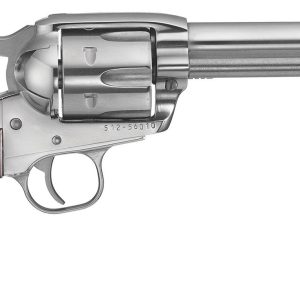 RUGER VAQUERO STAINLESS 45 COLT SA REVOLVER 4.62 BBL Gloss STS