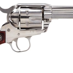 RUGER VAQUERO STAINLESS 357 MAG SA REVOLVER 4.62 BBL Gloss STS