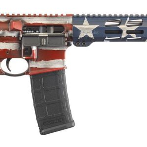 Ruger AR-556 Rifle 5.56mm NATO 30rd Magazine 18" Barrel American Flag Cerakote