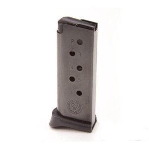 Ruger Handgun Magazine for LCP Black .380 Auto 6/rd 2/pk