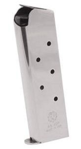 Ruger SR1911 Officer-Style Handgun Magazine .45 ACP Stainless Steel 7/rd