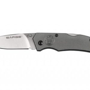 Sarge knives Gray Electro Lock Back Folder