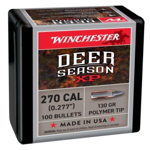 Winchester Deer Season XP Rifle Bullets 270 cal 130 gr 100/ct