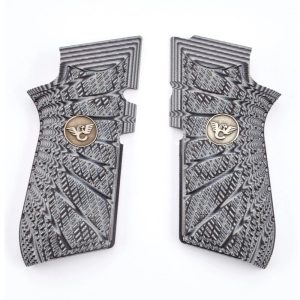 Wilson Combat EDC X9 Handgun Grips Aggressive Starburst Grey/Black