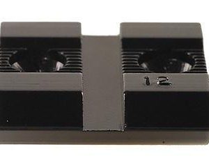 Weaver Standard Top Mount Aluminum Scope Base - Black - #12 - For Remington Ruger Savage Sears StevensWinchester H&R Marlin Mossberg