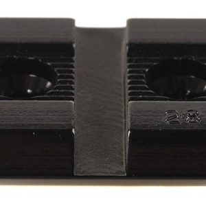 Weaver Standard Top Mount Aluminum Scope Base - Gloss Black - #28 - FRONT/REAR Scope Base on Select Models