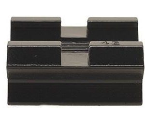 Weaver Standard Top Mount Aluminum Scope Base - Gloss Black - #42 - FRONT Mossberg Remington