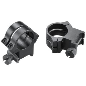 Weaver Quad Lock Detachable Scope Rings 1" High Extension Matte