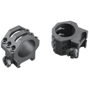 Weaver 6-Hole Picatinny Tactical Scope Rings 1" Medium Matte