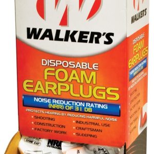 Walker's Foam Ear Plugs (200 pair/box)