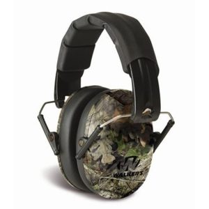 Walker's Pro Low Profile Folding Passive Earmuff- Mossy Oak