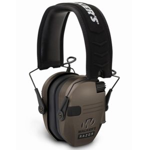Walker's Game Razor Slim Shooter Folding Ear Muffs 23dB Dark Earth