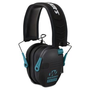 Walker's Razor Series Slim Shooter Folding Electronic Muff - Teal