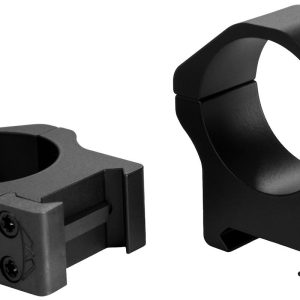 Warne 2-Piece Maxima Horizontal Fixed Scope Rings 30mm PA Medium - Matte Black
