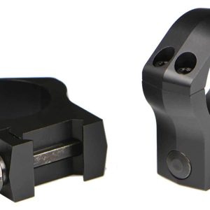 Warne 2-Piece Picatinny Style Mountain Tech Scope Rings 1" Ultra High - Matte