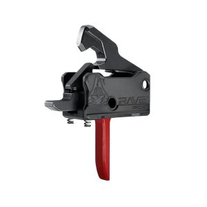 Rise Armament Rave PCC Single Stage Rifle Trigger 3.5 lb Flat Red