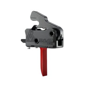 Rise Armament Rave 140 Single Stage AR Rifle Trigger 3.5 lb Flat Red