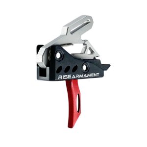 Rise Armament RA-535 Advanced Performance Single Stage AR Rifle Trigger 3.5 lb Curved Red