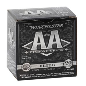 Winchester AA Diamond Grade Elite Shotshells 20 ga 2-3/4" 7/8 oz 1300 fps #7.5 25/ct