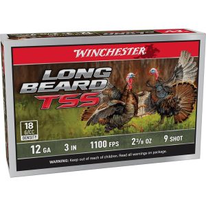 Winchester Long Beard TSS Shotshells 12ga. 3" 2-3/8oz 1100 fps #9 5/ct