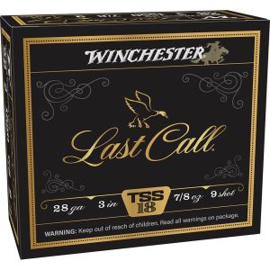 Winchester Last Call Waterfowl TSS Shotshells 28ga 3" 7/8oz 1550fps #9 10/ct