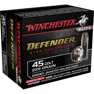 Winchester PDX1 Defender Handgun Ammunition .45 Colt 225 gr. JHP 850 fps 20/ct