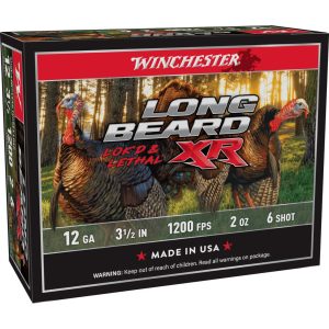 Winchester Long Beard XR Shotshells 12 ga 3-1/2" 2 oz #6 1200 fps 10/ct