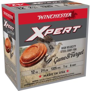 Winchester Xpert Steel Shotshells 12 ga 2-3/4" 1 oz 1325 fps #6 25/ct