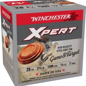 Winchester Xpert Steel Shotshells 28 ga 2-3/4" 5/8 oz 1300 fps #7 25/ct