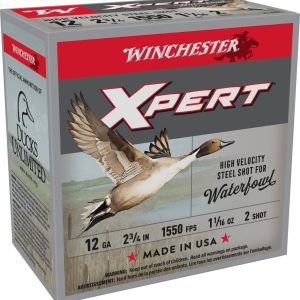 Winchester Xpert High-Velocity Steel Shotshells 12 ga 2-3/4" 1-1/16 oz 1550 fps #2 25/ct