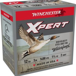 Winchester Xpert High-Velocity Steel Shotshells 12 ga 3" 1-1/4 oz 1400 fps #2 25/ct