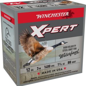 Winchester Xpert High-Velocity Steel Shotshells 12 ga 3" 1-1/4 oz #BB 1400 fps 25/ct