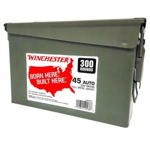 Winchester Handgun Ammunition .45 ACP 230 gr. FMJ 835 fps 300/ct