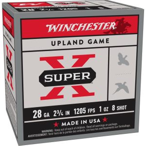 Winchester Super-X Game Shotshells 28 ga 2-3/4" 1 oz 1205 fps #8 25/ct