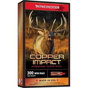 Winchester Copper Impact Rifle Ammunition 300 WSM 180 gr. BT 2900 fps 20/ct
