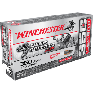Winchester Deer Season XP Rifle Ammunition .350 Legend 150 gr PT 2325 fps 20/ct