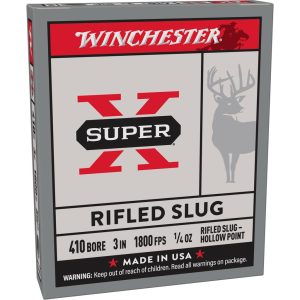 Winchester Super-X Rifled Slug Shotshells .410 ga 3" 1/4 oz 1800 fps Slug 5/ct